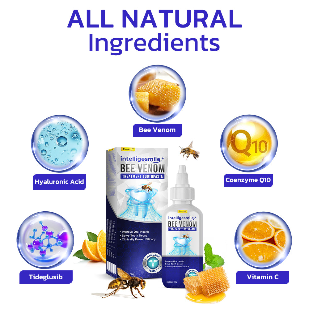 Furzero™ Intellige-Smile Bee Venom Treatment Toothpaste 🐝 (🇦🇺ADA Recommended)