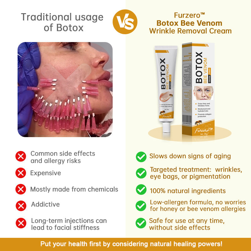 🐝👩⚕️Made and Shipped from Australia✨Furzero™ Botox Bee Venom Wrinkle Removal Cream-🔥LAST DAY 70% OFF