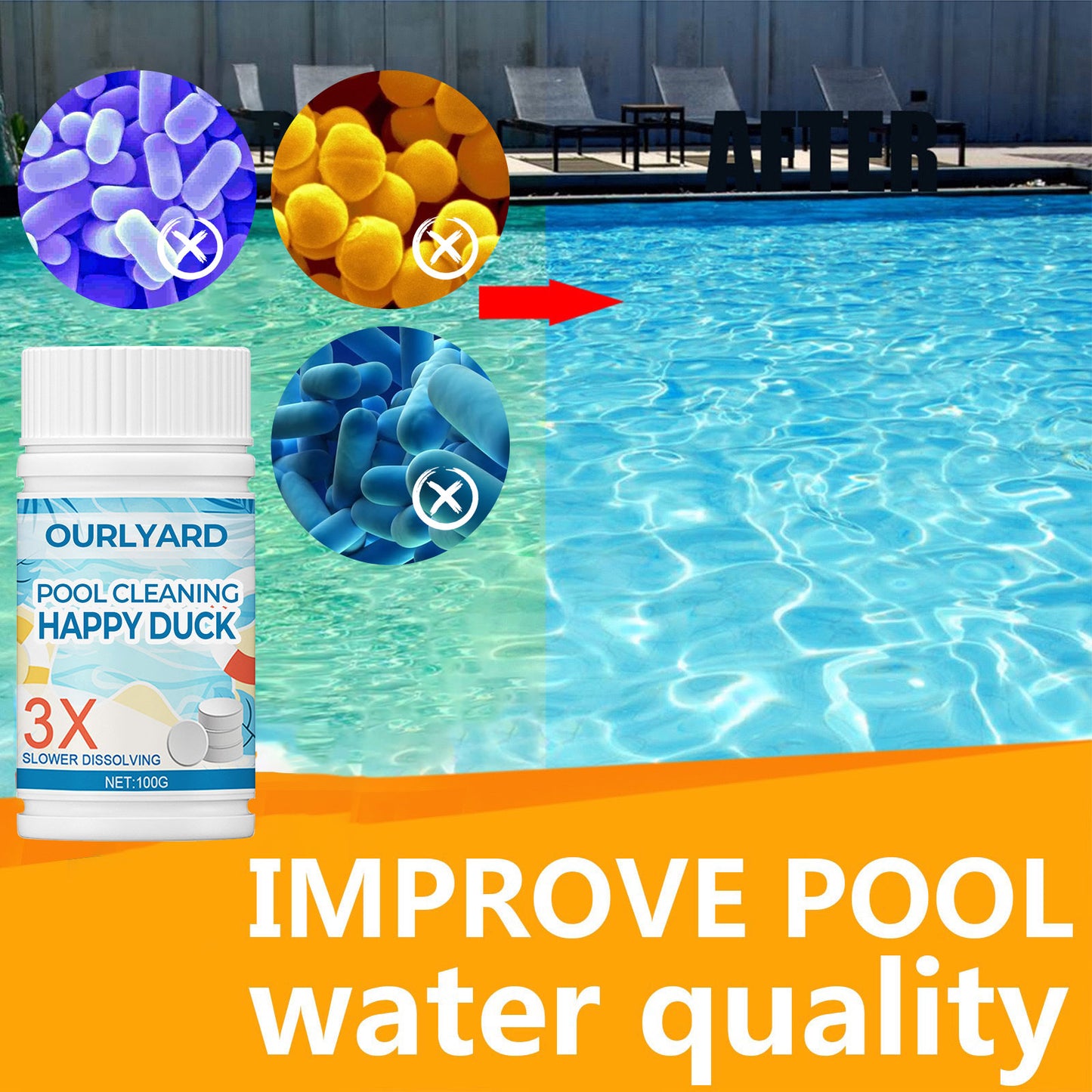 Ourlyard™ Pool Cleaning Happy Duck