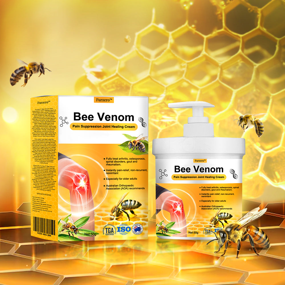 🇦🇺 ☀️Furzero™ Bee Venom Pain Suppression Joint Healing Cream (👩🏼‍⚕️AOA Recommended)