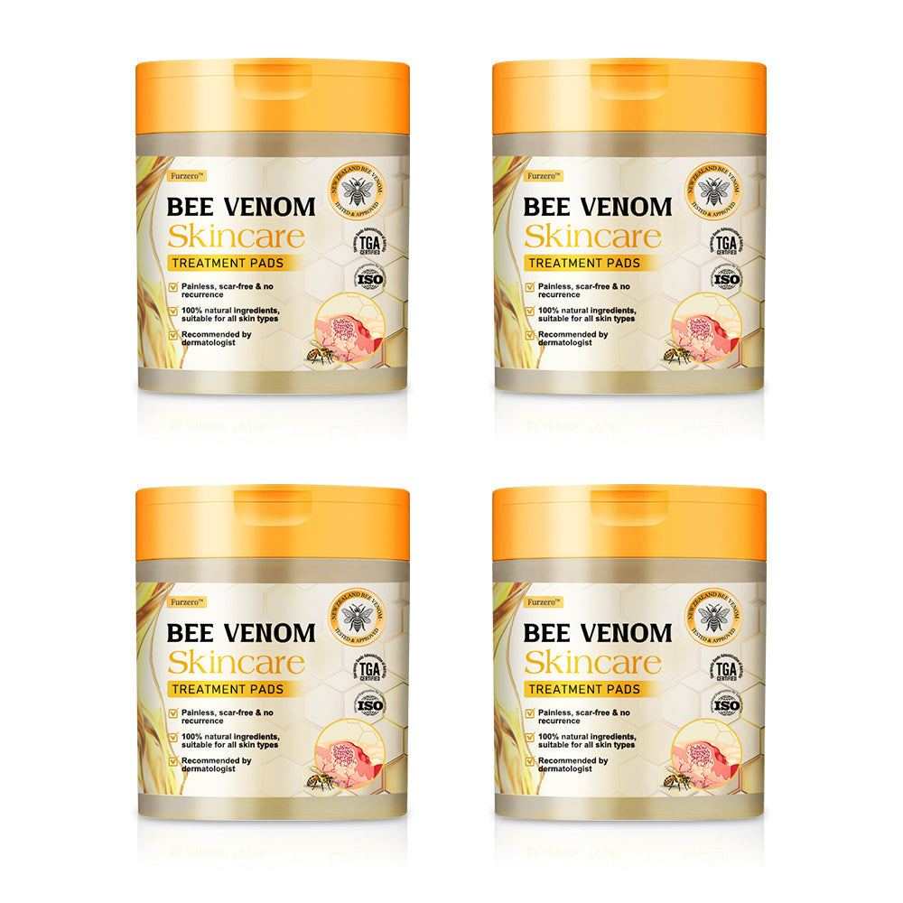 ⭐️Furzero™ Bee Venom Skincare Treatment Pads (👩🏼⚕️AAD Recommended)