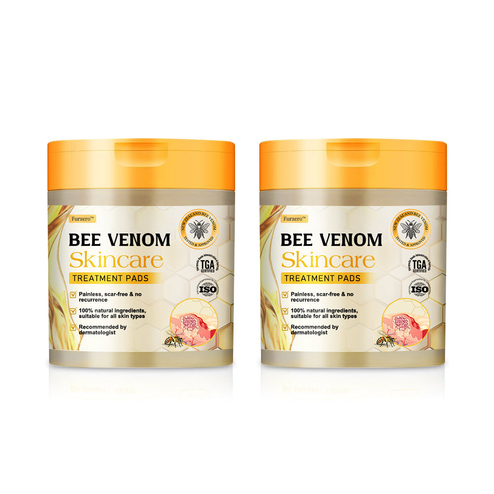 ⭐️Furzero™ Bee Venom Skincare Treatment Pads (👩🏼⚕️AAD Recommended)