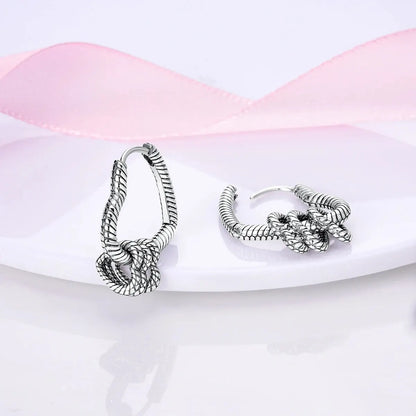 MULA 1PC Hoop Earrings Silver Plated Women Fashion Jewelry Gift For Party Anniversary