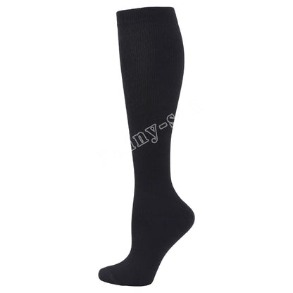 Men Compression Stockings Women Hiking Running Elastic Socks Sports Socks Flight Pregnancy Swollen Varicose Veins Marathon Socks