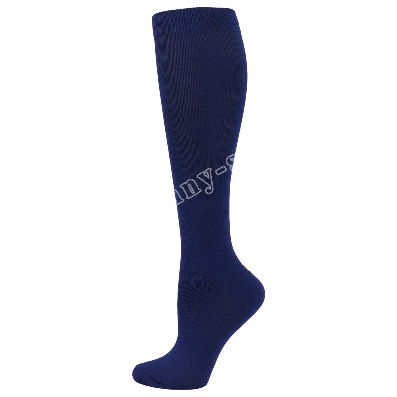 Men Compression Stockings Women Hiking Running Elastic Socks Sports Socks Flight Pregnancy Swollen Varicose Veins Marathon Socks