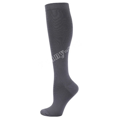 Men Compression Stockings Women Hiking Running Elastic Socks Sports Socks Flight Pregnancy Swollen Varicose Veins Marathon Socks