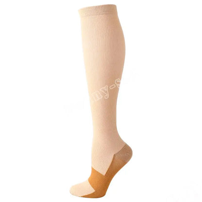 Men Compression Stockings Women Hiking Running Elastic Socks Sports Socks Flight Pregnancy Swollen Varicose Veins Marathon Socks