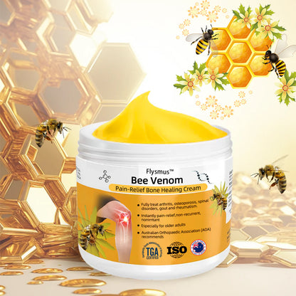 ⭐️Flysmus™ Bee Venom Pain-Relief Bone Healing Cream(Specially for older adults & AOA recommends)