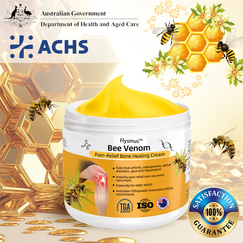 🔥✨Flysmus™ Bee Venom Pain-Relief Bone Healing Cream(Specially for older adults & TGA recommends)