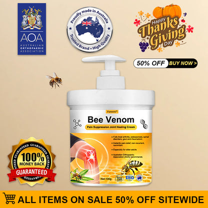 🇦🇺 🌫️Furzero™ Bee Venom Pain Suppression Joint Healing Cream (👩🏼‍⚕️AOA Recommended)