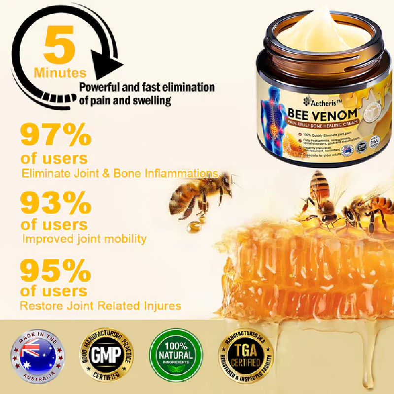 Aetheris™ Bee Venom Instant Ultra Strength Pain Relief Therapy Cream