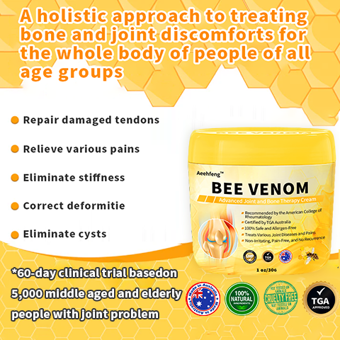 Aeefeng™ Bee Venom Advanced Joint and Bone Therapy Cream (Specializes in Orthopedic Disease and Arthritis Pain)💖💖