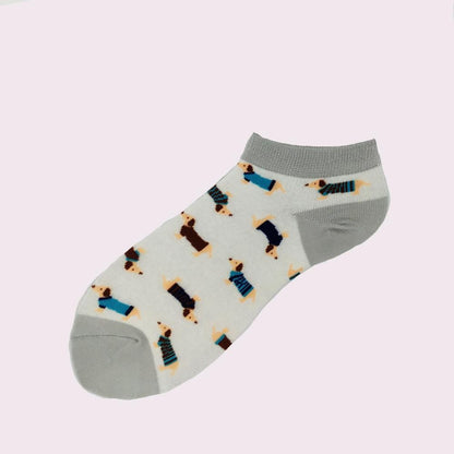 Animal Women Socks Colorful Cute Sausage Dog Cotton Cartoon Couple lady Girl Spring Summer Socks